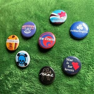 Emo Band Button Collection